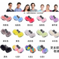 En gros de petite fille fausse renard moelleux enfants moelleux sandales sandales raton de raton-chaussures pour bébé bébé glisse de fourrure pour les enfants avec une sangle